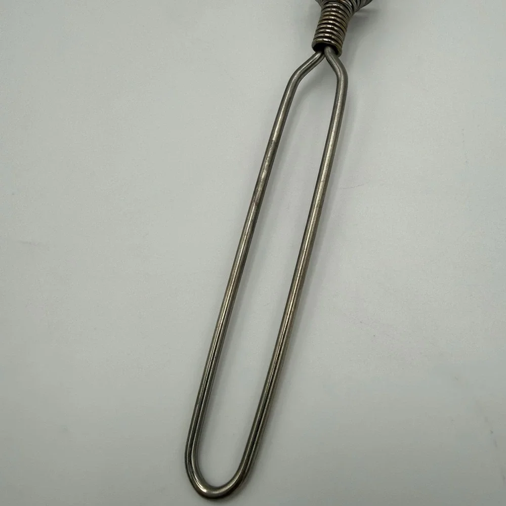 Vintage Stainless Steel Spiral Wire‎ Egg Whisk 9
